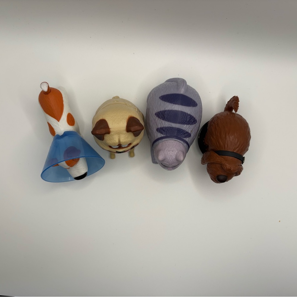 The Secret Life of Pets McDonald’s Toy Figures Lot (4) - Picture 3 of 4